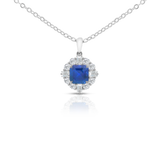 Sapphire and Diamond Pendant