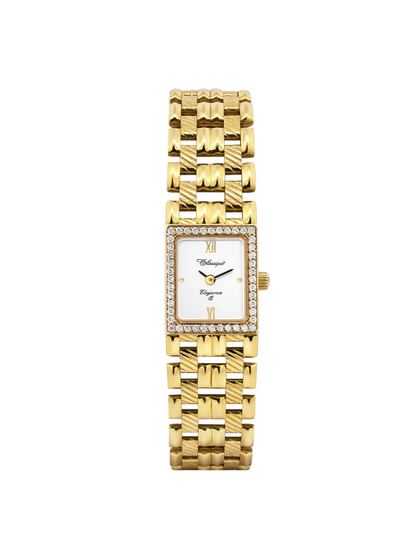 Classique Diana 14ct Solid Gold Diamond Watch