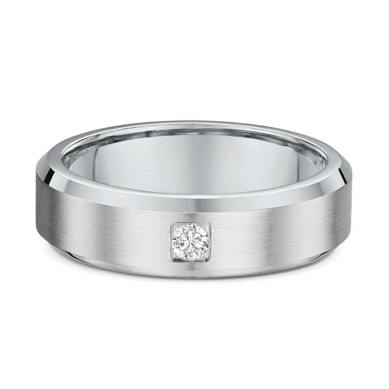 White Gold – Men’s Diamond Ring