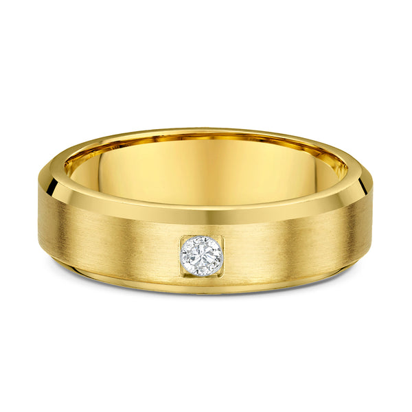 Yellow Gold – Men’s Diamond Ring