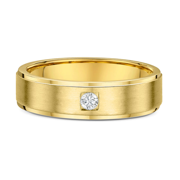 Yellow Gold – Men’s Diamond Ring