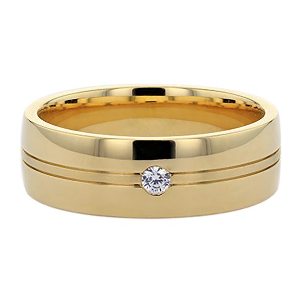 Yellow Gold – Men’s Diamond Ring