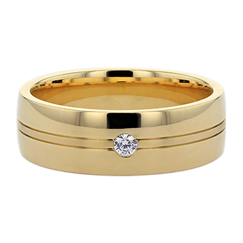Yellow Gold – Men’s Diamond Ring