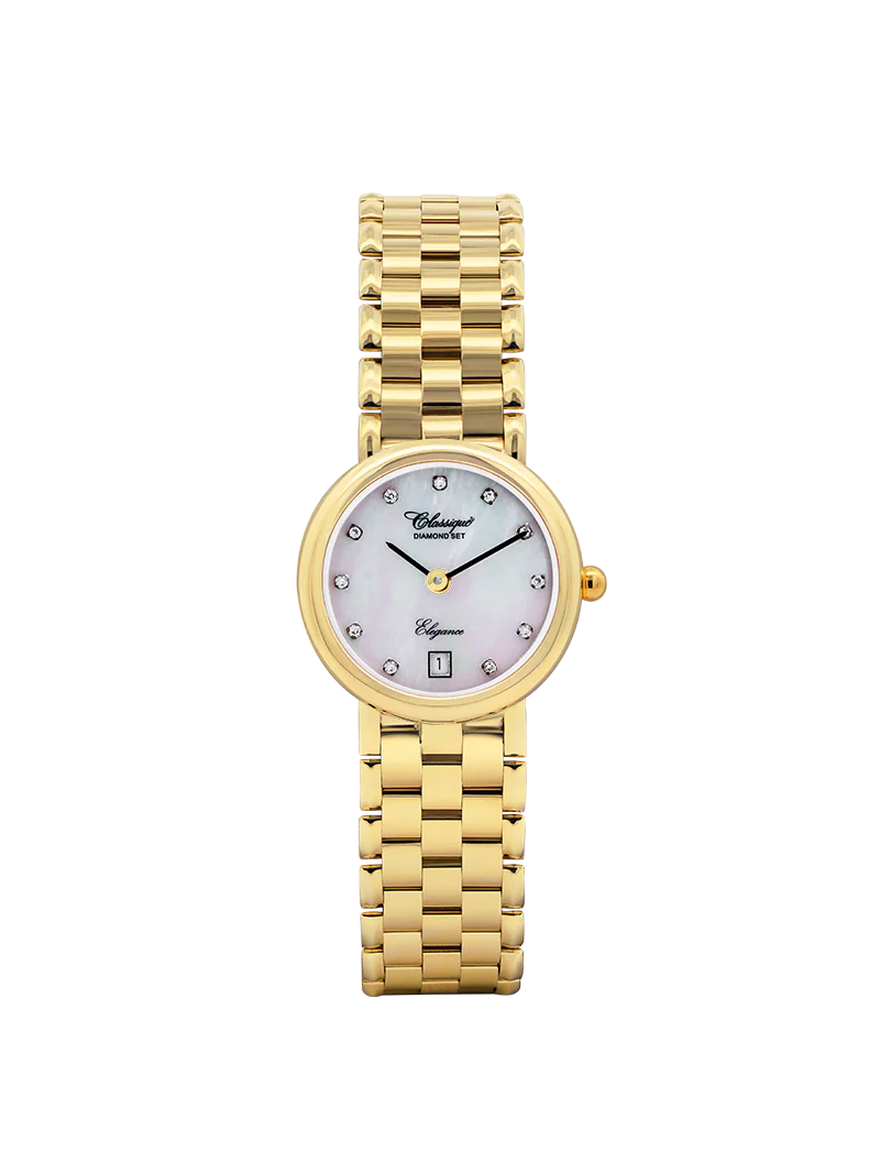 Classique Amelie 9ct Solid Gold Watch