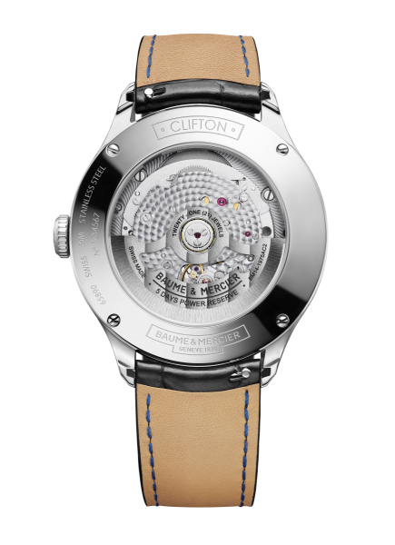 Baume & Mercier Clifton Automatic Watch Moon Phase, Date Display - 42mm