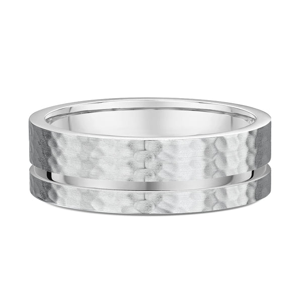 White Gold – Men’s Wedding Ring