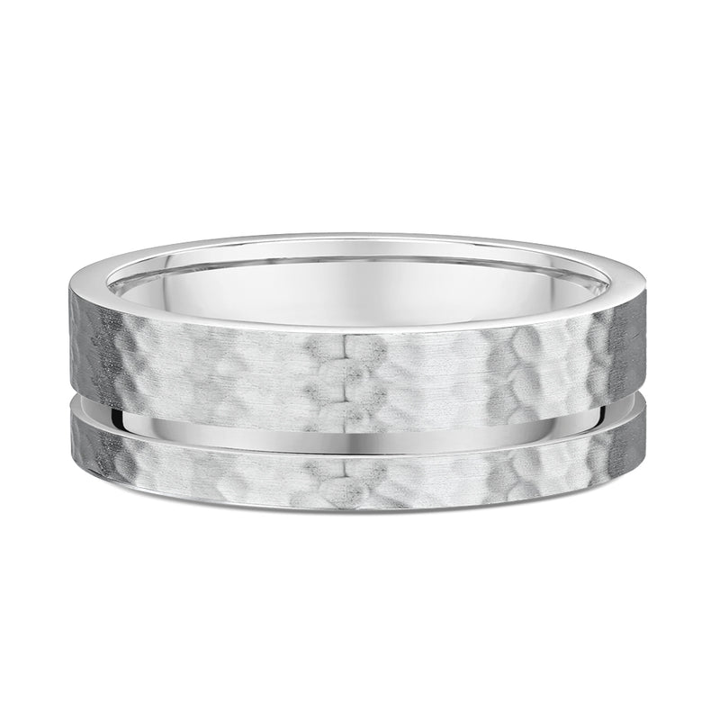 White Gold – Men’s Wedding Ring