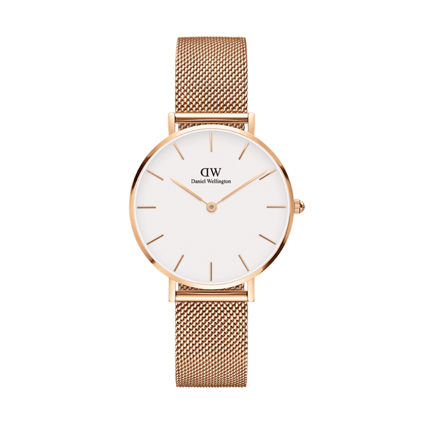 Daniel Wellington Petite 32 Melrose Rose Gold & White Watch