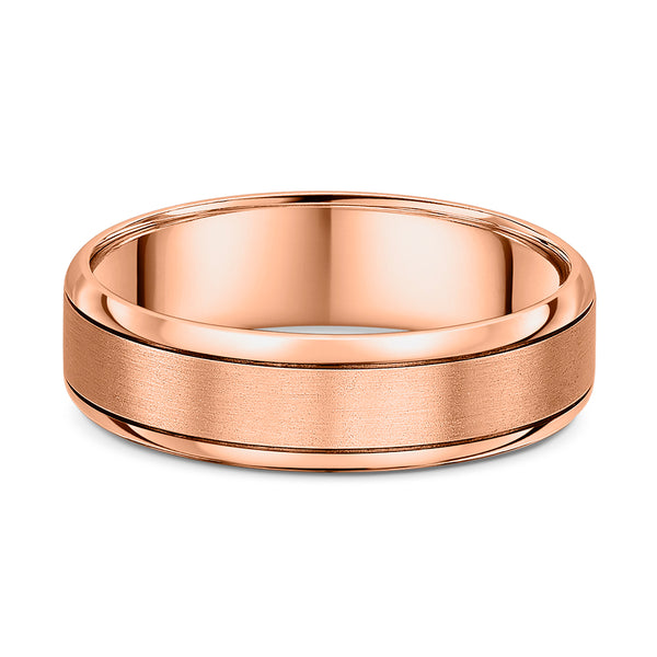 Rose Gold – Men’s Wedding Ring