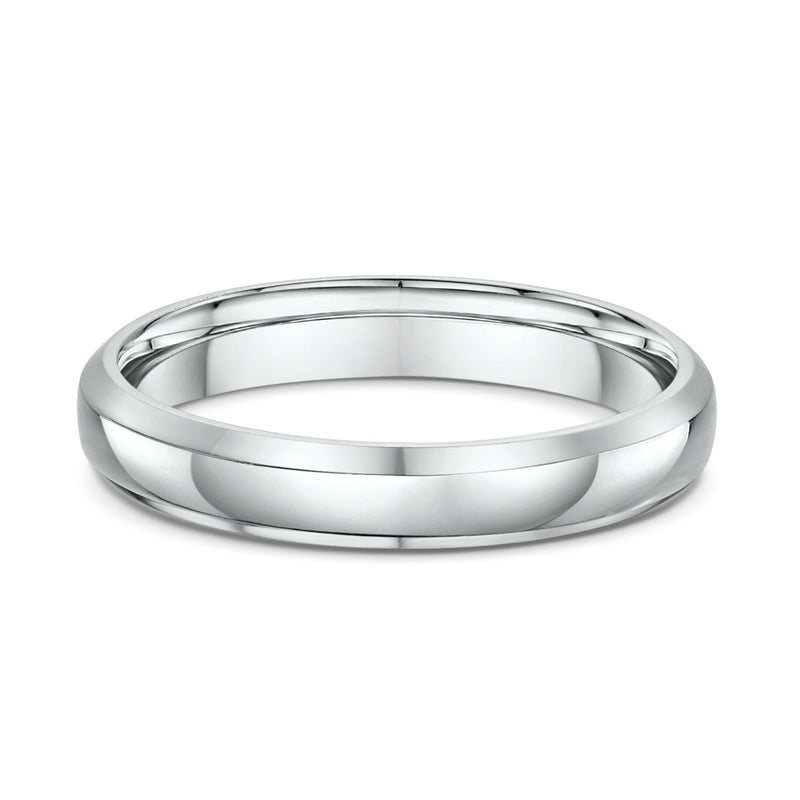 Classic 4mm – White Men’s Wedding Ring