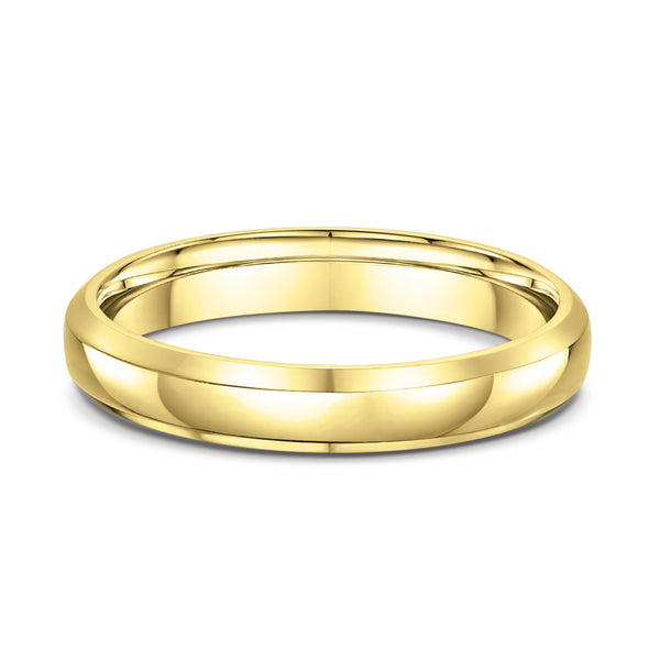 Classic 4mm – Yellow Men’s Wedding Ring