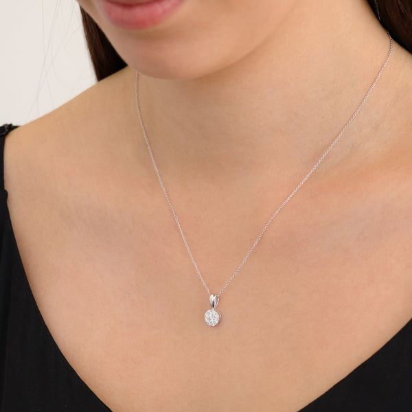 Diamond Cluster Pendant