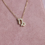 9ct yellow gold Capricorn pendant attached to a matching 40cm plus 5cm chain, available at York Jewellers Penrith and Warriewood (Sydney).