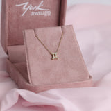 9ct yellow gold Pisces pendant attached to a matching 40cm plus 5cm chain, available at York Jewellers Penrith and Warriewood (Sydney).