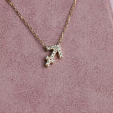 9ct yellow gold Sagittarius pendant attached to a matching 40cm plus 5cm chain, available at York Jewellers Penrith and Warriewood (Sydney).