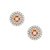 Blush Ayla Pink Diamond Stud Earrings