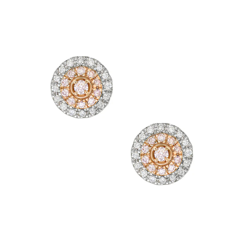Blush Ayla Pink Diamond Stud Earrings