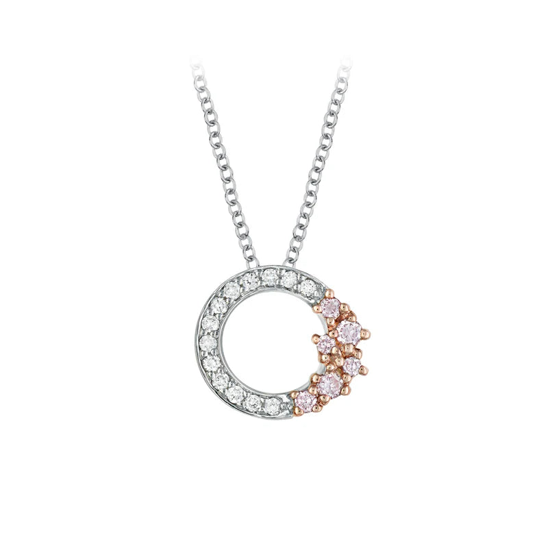 Blush Cora Pink Diamond Pendant