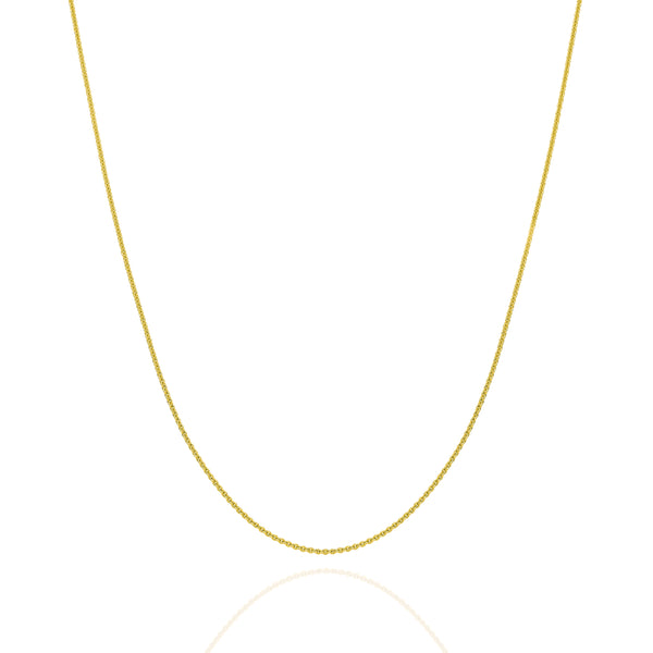 9ct Gold 0.90mm Cable Chain 40cm