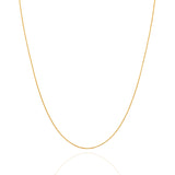 9ct Gold 0.52mm Box Chain 40cm