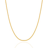 9ct Gold 1.58mm Cable Chain 45cm