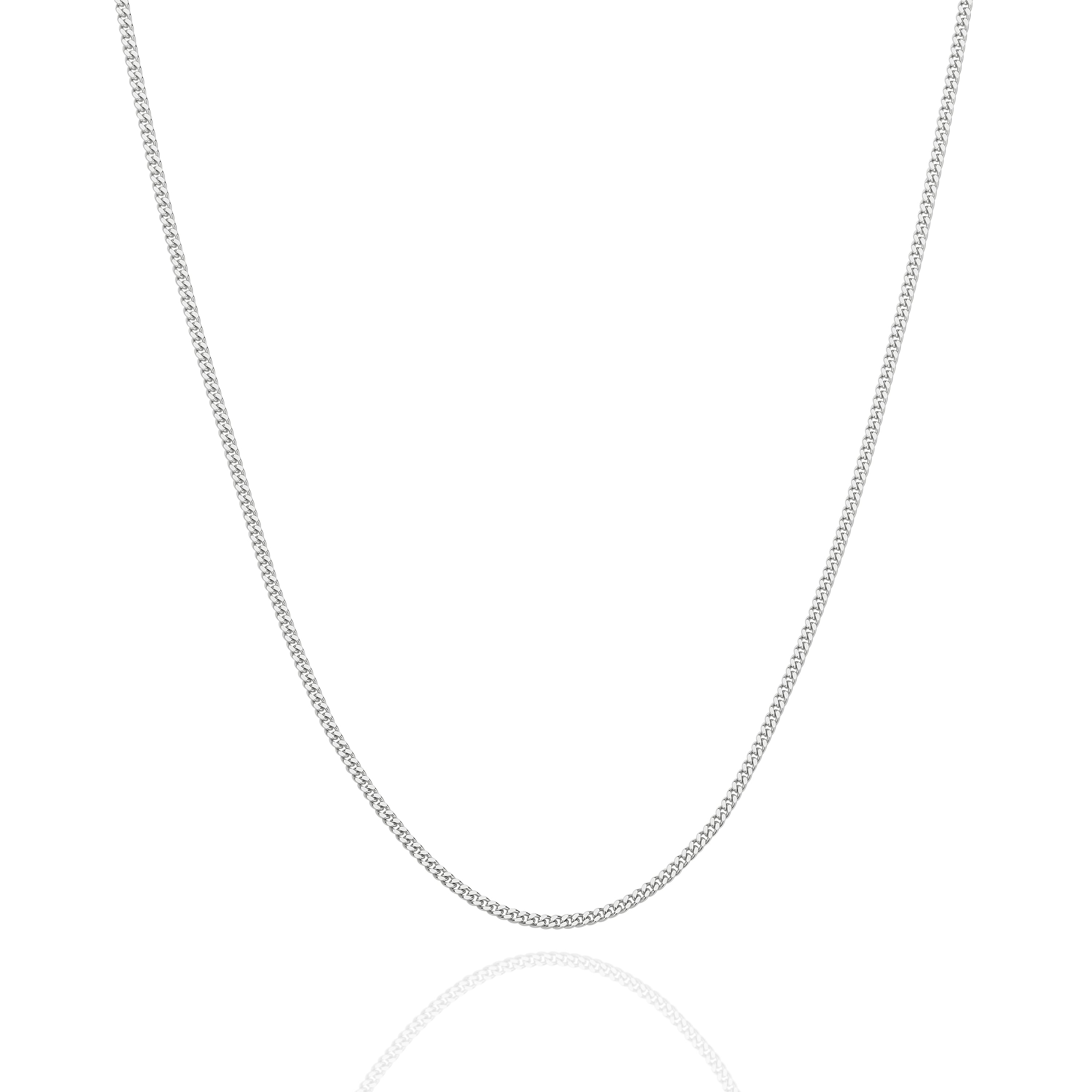 18ct Gold 1.40mm Diamond Cut Curb Chain 50cm – York Jewellers AU