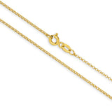 18ct Gold 1.30mm Belcher Chain