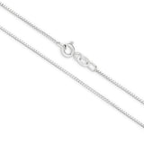 18ct Gold 0.80mm Box Chain 50cm