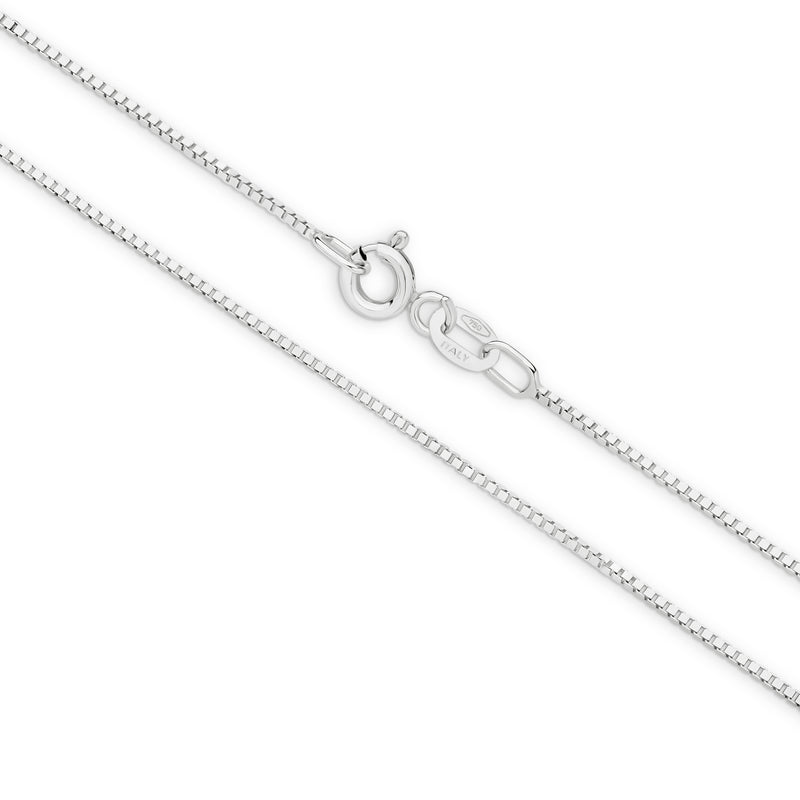 9ct Gold 0.80mm Box Chain 50cm