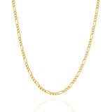 9ct Gold 2.4mm Figaro Chain 50cm