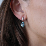 Anastasia Transformer Aquamarine Earrings