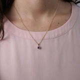Amethyst Pendant and Earring Set