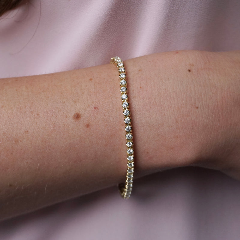 3.00ct Natural Diamond Tennis Bracelet