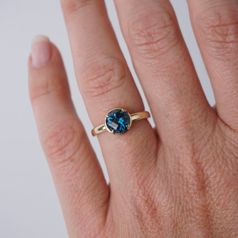 London Blue Topaz Dress Ring