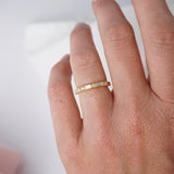 Round Brilliant Cut & Baguette Natural Diamond Wedding Ring