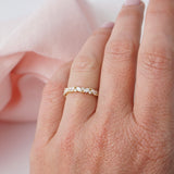 Round Brilliant Cut & Marquise Alternate Wedding Ring