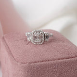 Trilogy Cluster Natural Diamond Ring