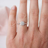 Flower Diamond Dress Ring