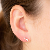 Fancy Diamond Stud Earrings