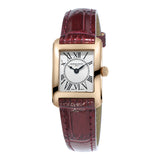 Frederique Constant Classic Rose Gold Plated Ladies Quartz Movement Watch with Leather Strap