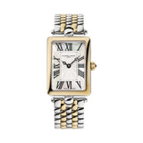 Frederique Constant Classic Art Deco Two Tone Yellow Gold and Stainless Ladies Quartz Movement Watch with Matching Bracelet