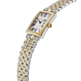 Frederique Constant Classic Art Deco Two Tone Yellow Gold and Stainless Ladies Quartz Movement Watch with Matching Bracelet