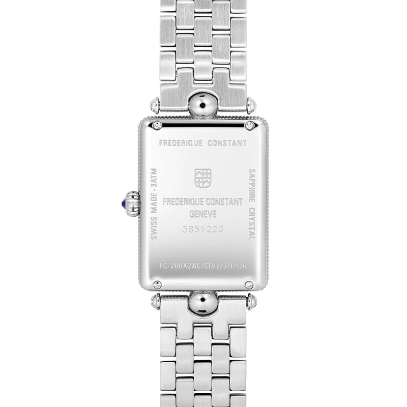 Frederique Constant Classic Ladies Quartz Movement Watch with Stainless Steel Bracelet