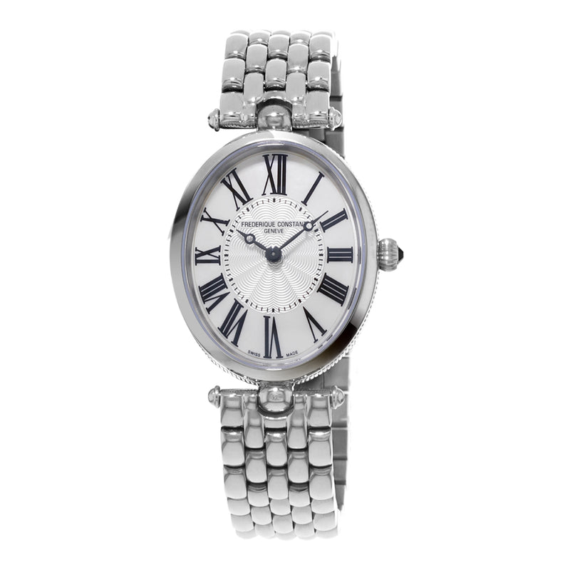 Frederique Constant Classic Ladies Quartz Movement Watch with Stainless Steel Bracelet