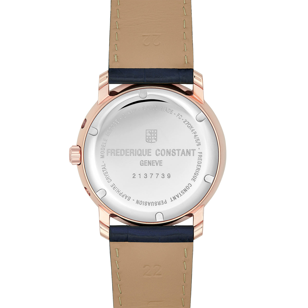 Frederique Constant Classic Index Business Timer Gents Rose Gold