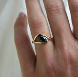 Seren Australian Teal Sapphire Ring