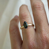 Maya Australian Teal Sapphire Ring