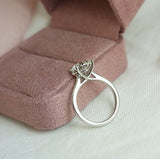 Ashley-White Gold-Round Brilliant Cut Four Claw Set Solitaire Diamond Engagement Ring