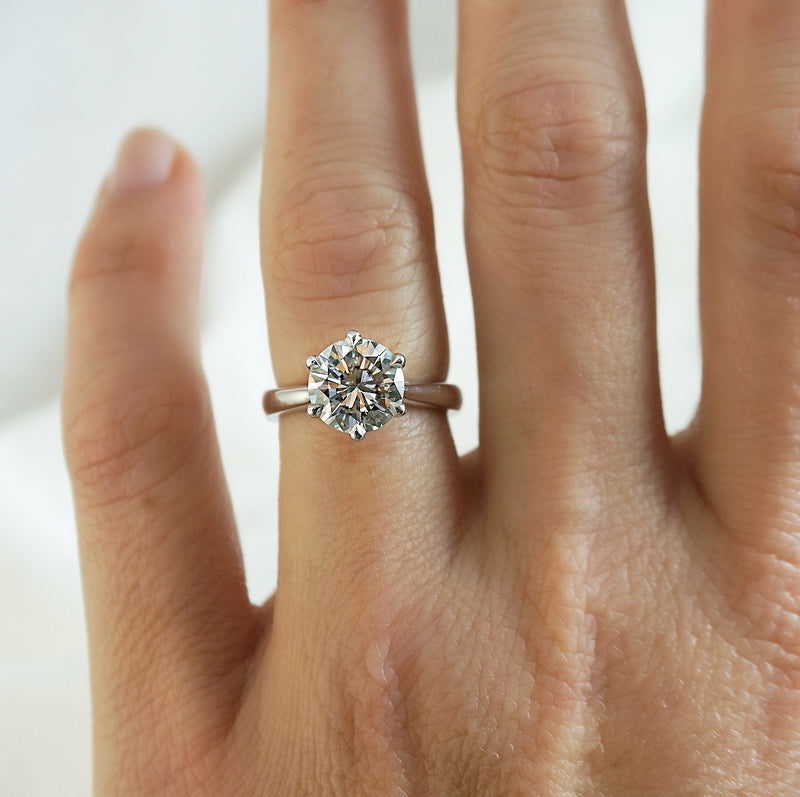 Solitaire Diamond Engagement Ring