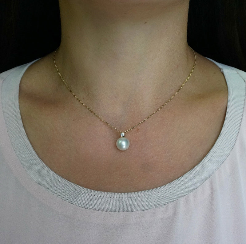 South Sea Diamond and Pearl Pendant